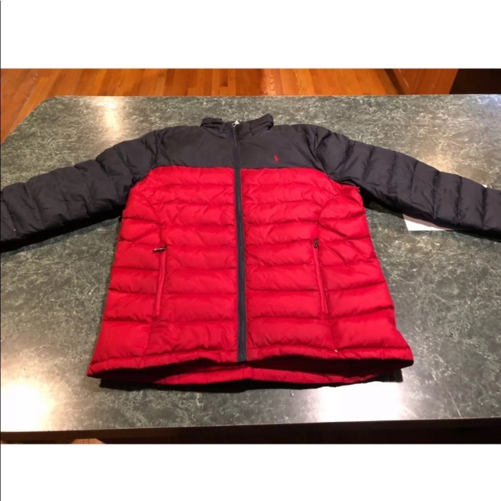 Boys Ralph Lauren Polo puffer bubble jacket